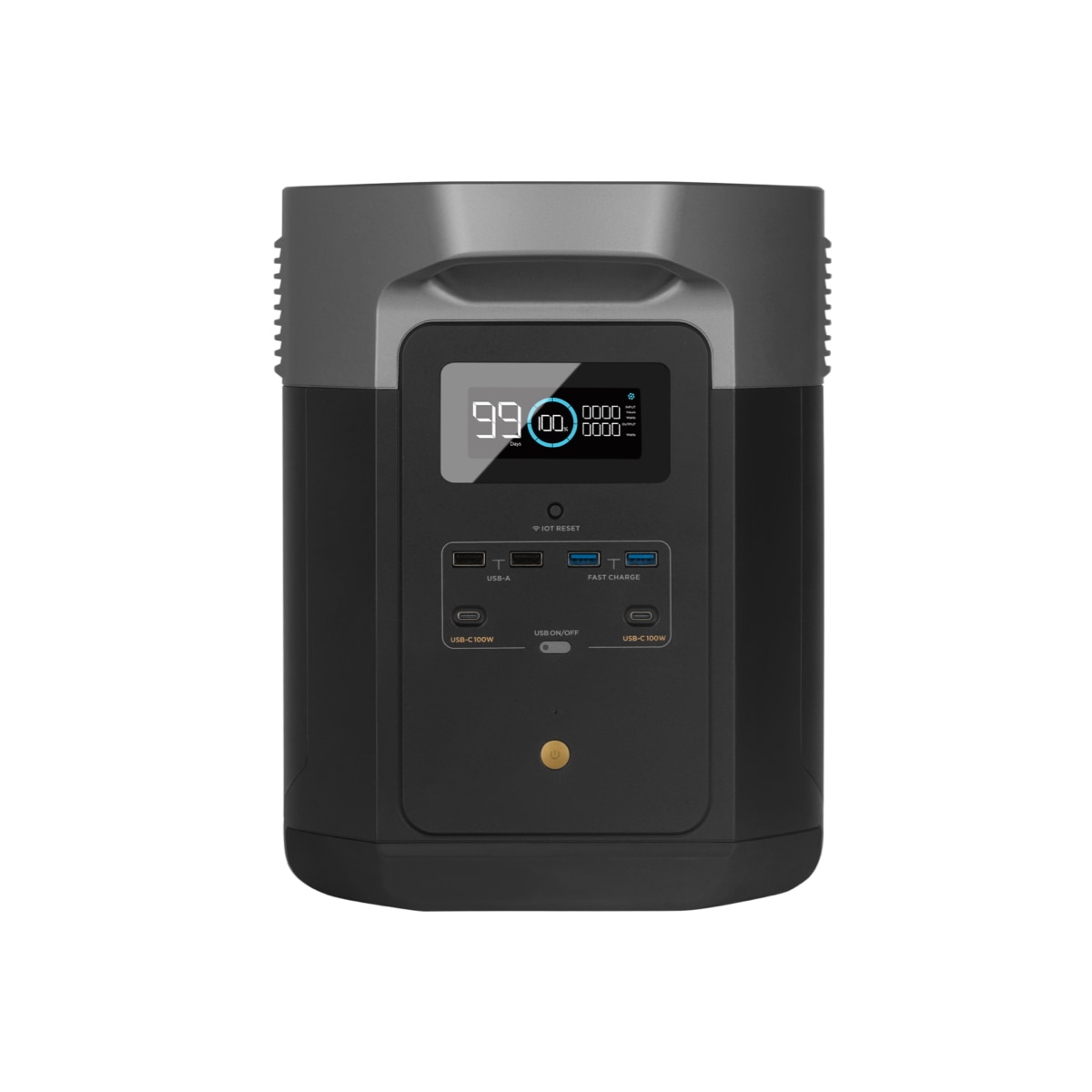 ECOFLOW DELTA MAX Power Station 2400W Outdoor Camping RV Backup Lithium Batter AC Output Power 99% of your home devices