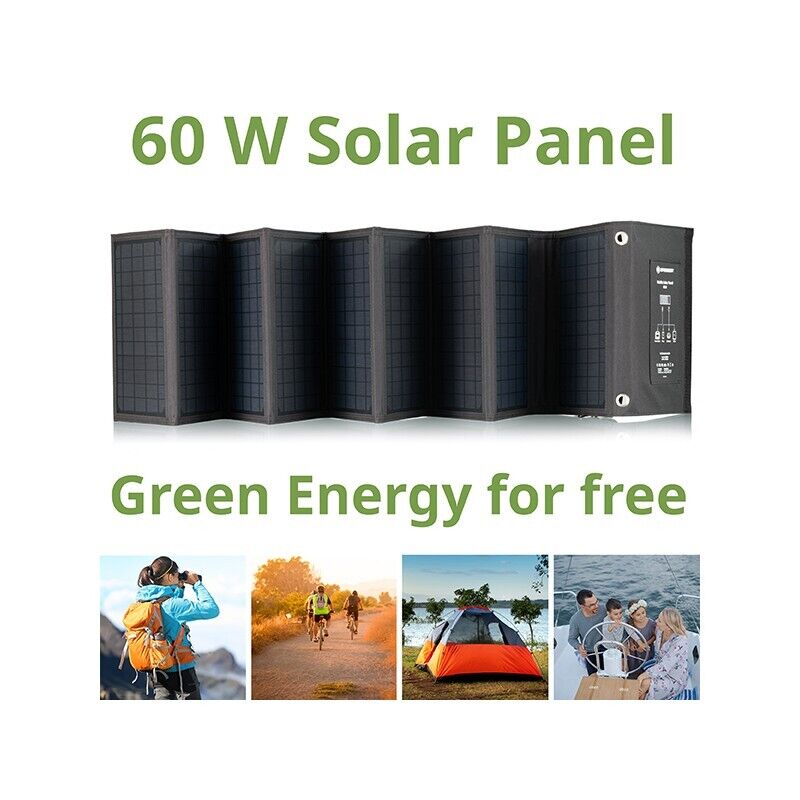 Powkey 60W Solar Panel