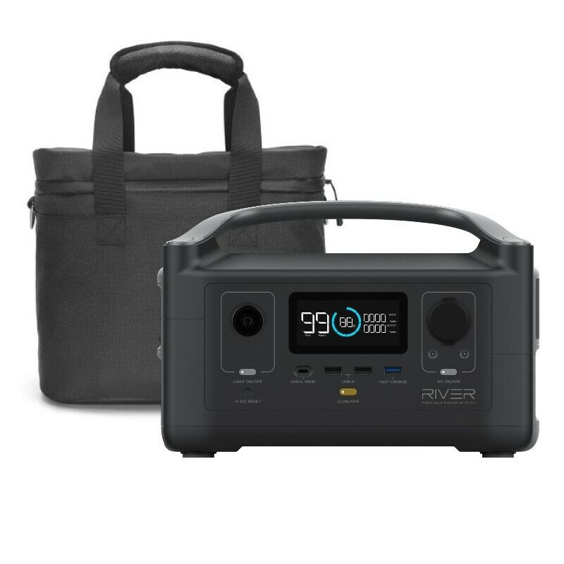 EcoFlow River Portable Power Station with Carry bag Camping Powerbank