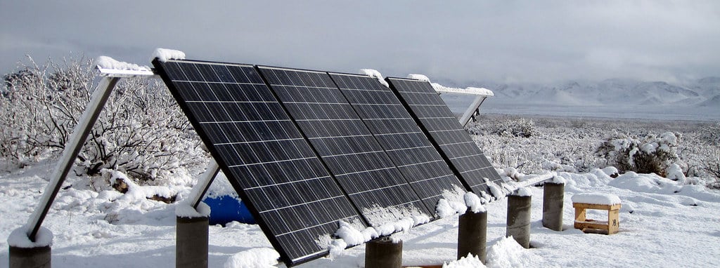 winter solar power