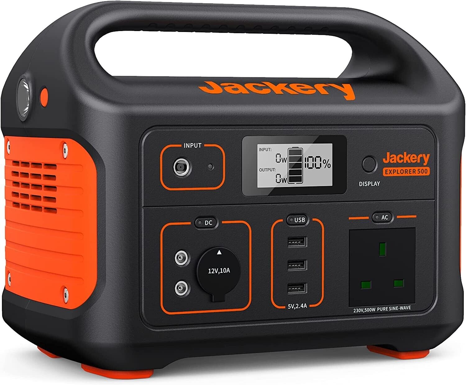 Jackery Portable Power Station Explorer 500, 518Wh Lithium Battery for holiday