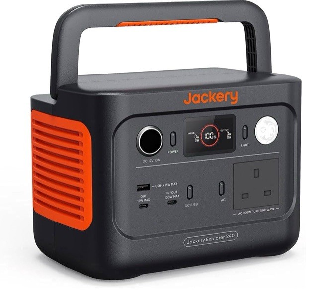 JACKERY EXPLORER 240 V2 PORTABLE POWER STATION