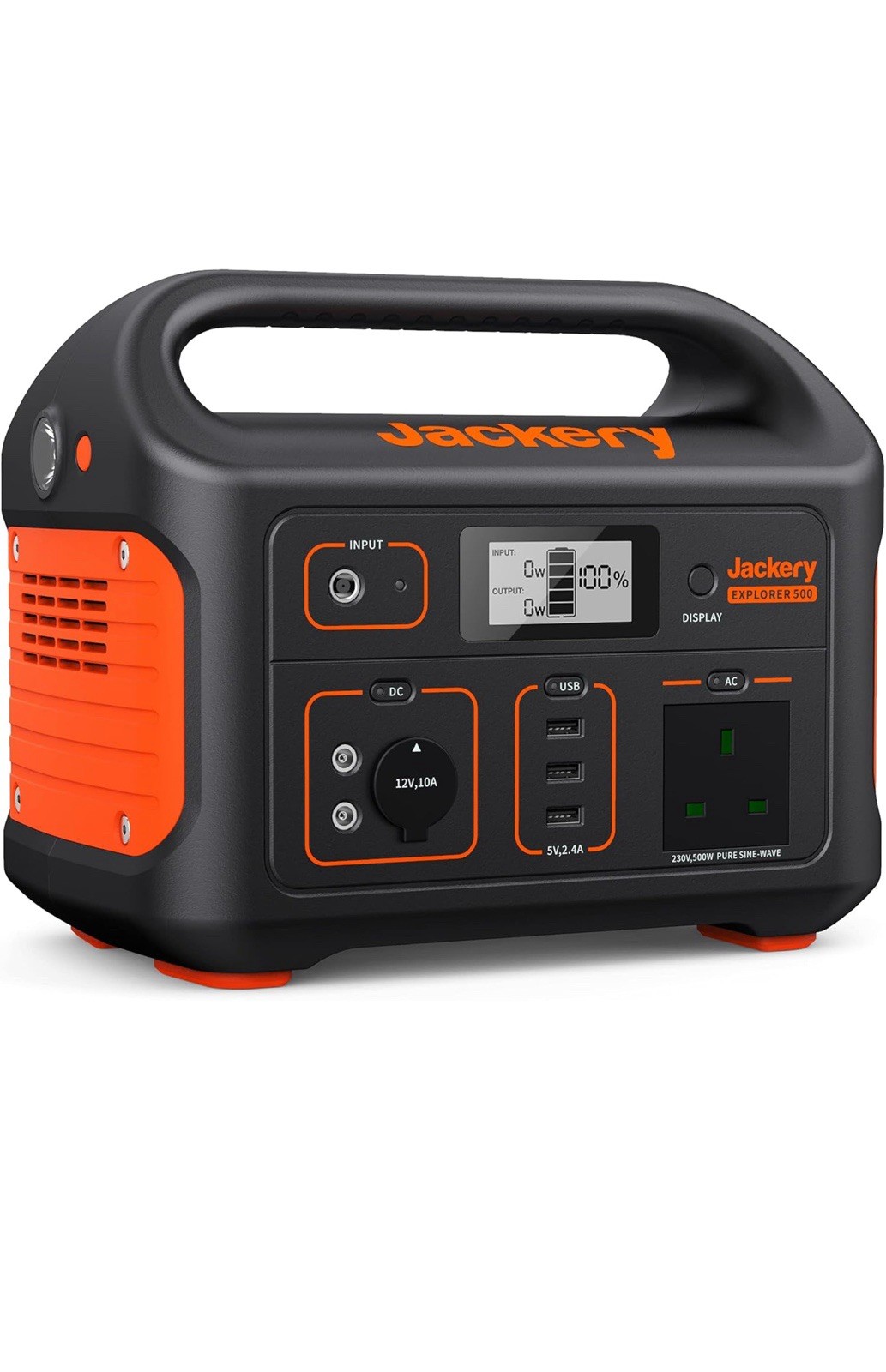 Jackery Portable Power Station Explorer 500, 518Wh Lithium Battery for holiday