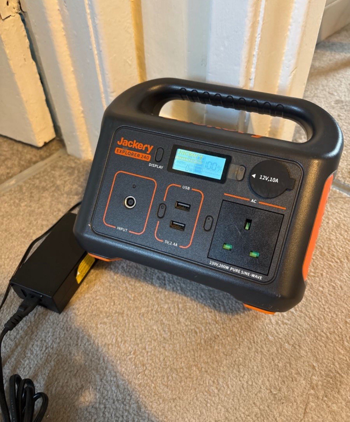 Jackery Explorer 240 Portable Power Station 240Wh Lithium Battery for Outdoors