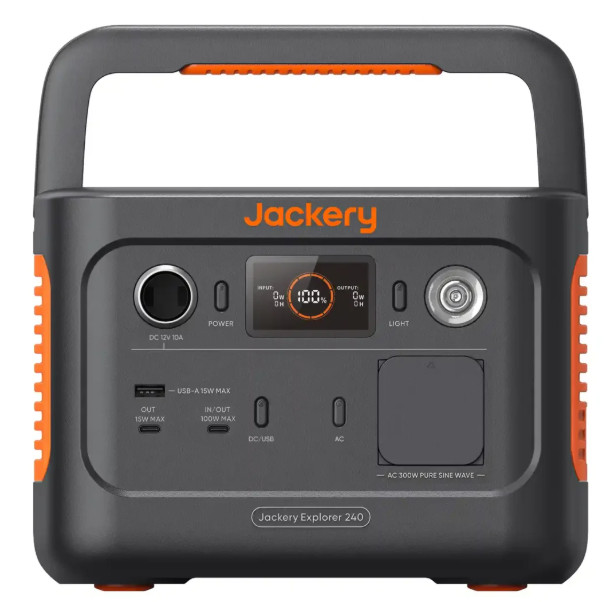 Jackery Explorer 240 V2 Portable Power Station 240Wh Holiday Camping, Outdoor
