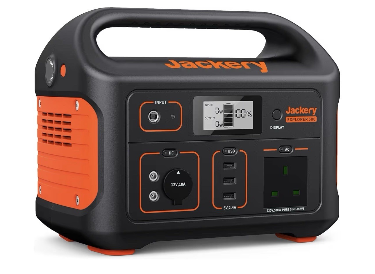 Jackery Portable Power Station Explorer 500 518Wh Outdoor Solar Generator