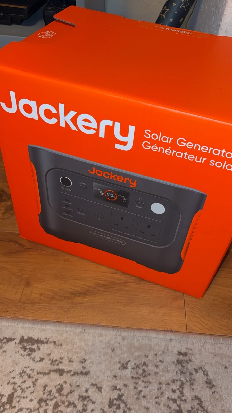 Jackery Explorer 1000 V2 Portable Power Station 1000W Solar Generator BNIB ✅