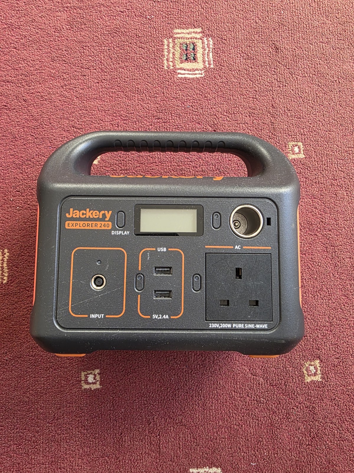 Jackery Explorer 240 Portable Power Station 240Wh Lithium Battery (NO CHARGER)