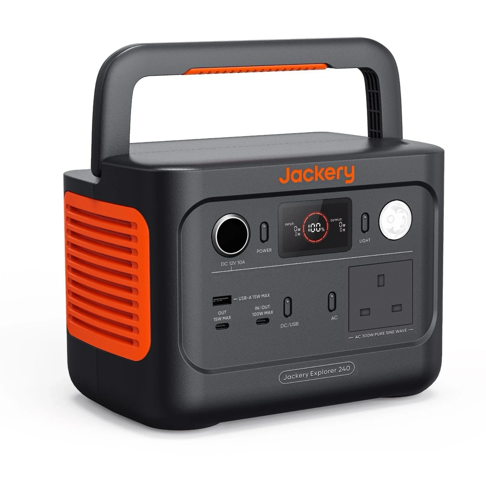 Jackery Explorer 240 V2 Portable Power Station 240Wh 200W Solar Generator