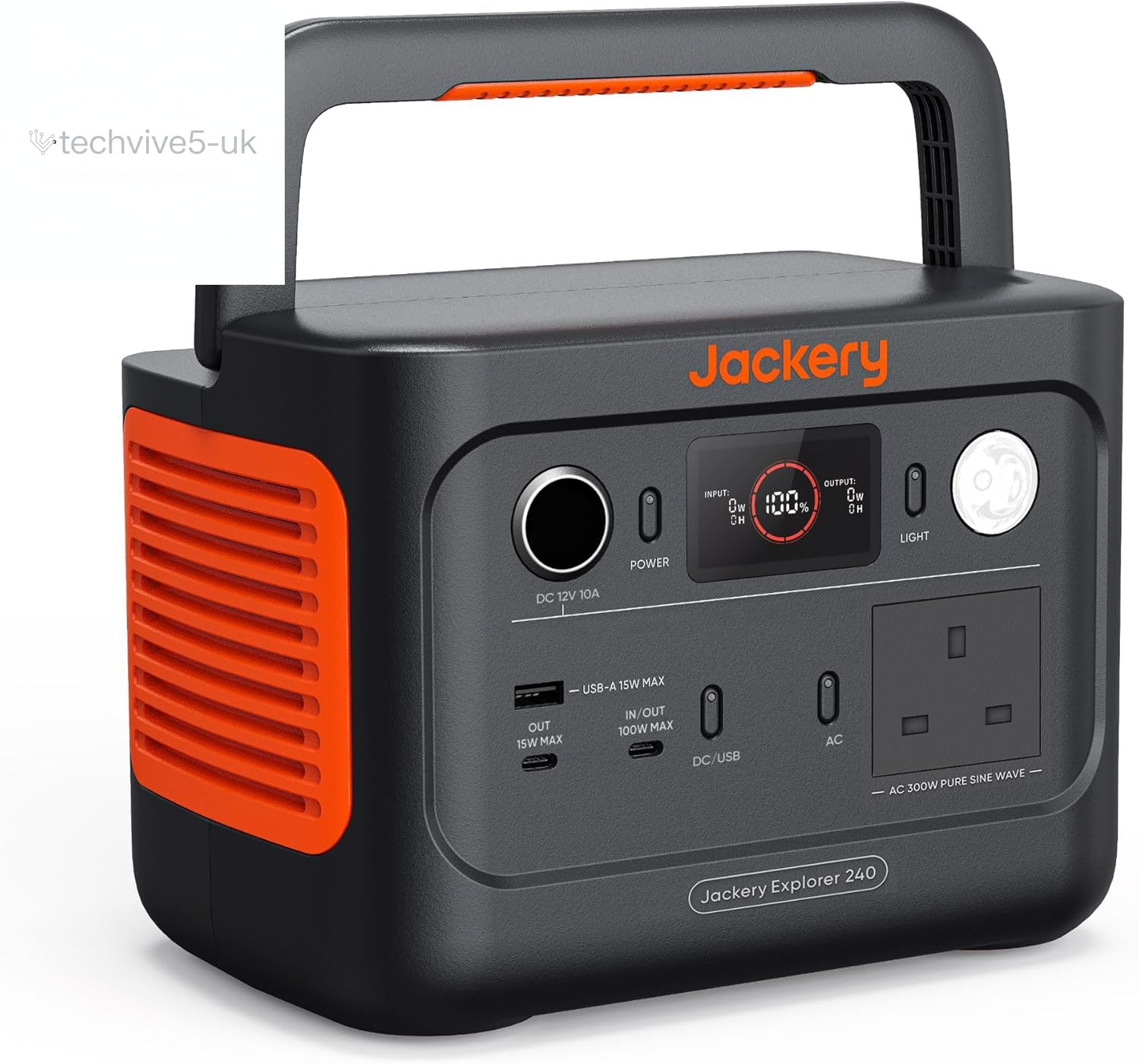 Jackery Explorer 240 V2 Portable Power Station 2024 New Version, 256Wh Lifepo4 B