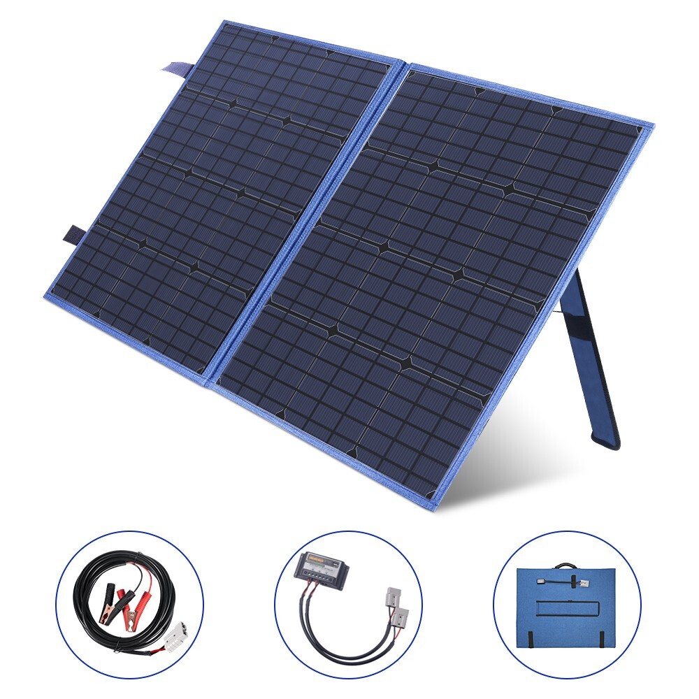 Powkey 100W Solar Panel