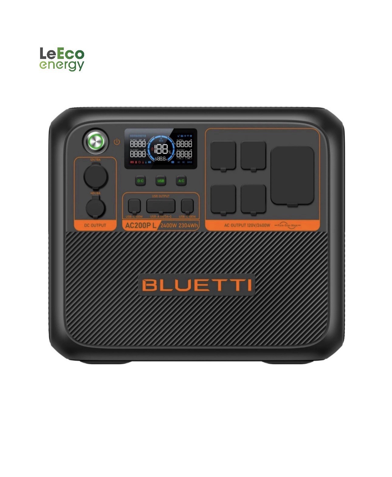 BLUETTI AC200P L Portable Power Station 2400W 2304Wh Solar Generator