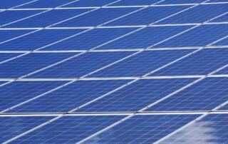 Close-up view of solar panels outdoors capturing renewable energy efficiently.