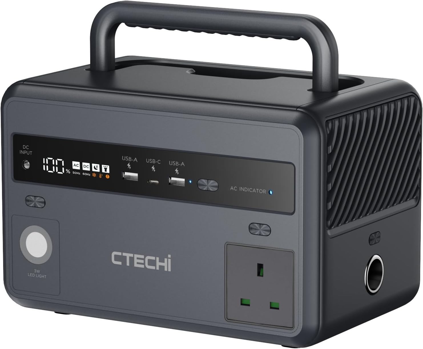 CTECHi 320Wh Portable Power Station 200W LiFePO4