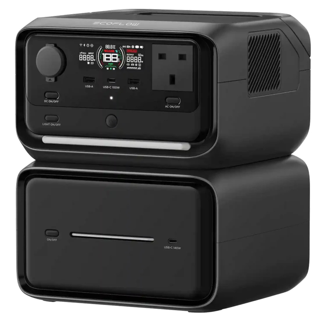 EcoFlow RIVER 3 Max Plus Portable Power Station 600W (X-Boost 1200W) Camping