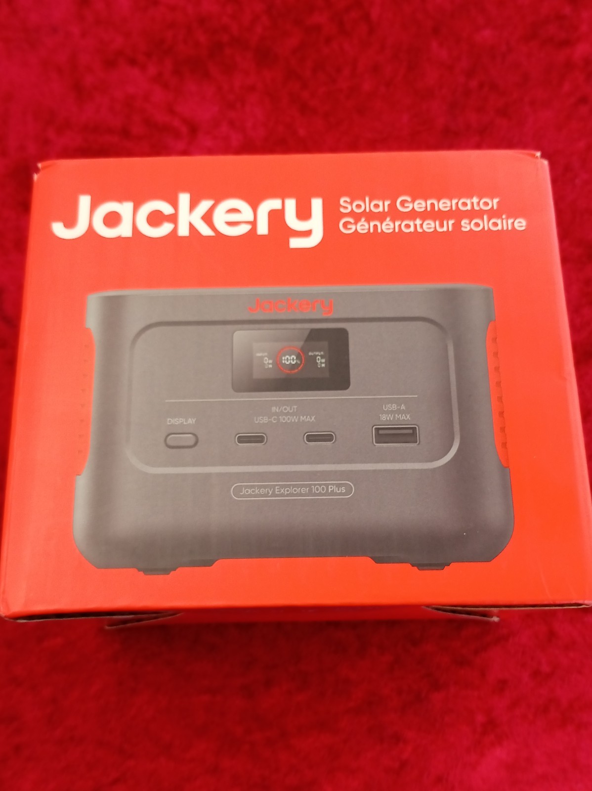 Jackery Explorer 100 Plus 99Wh/31000mAh Portable Power Station & Solar Generator